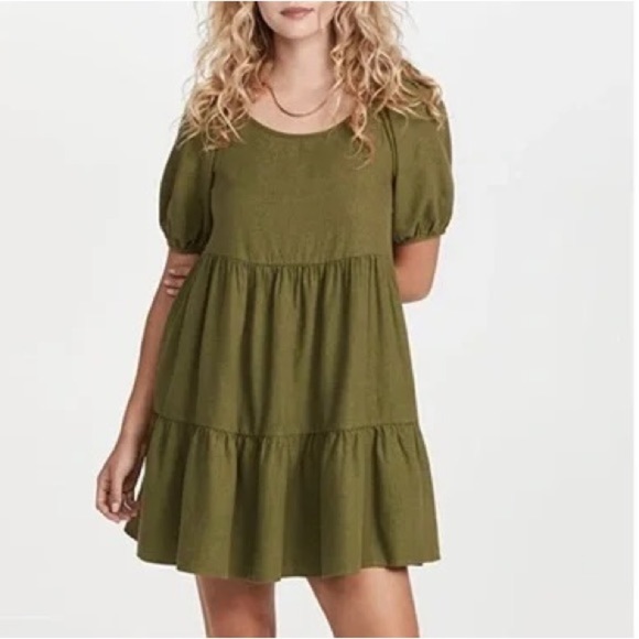 Madewell Dresses & Skirts - Madewell Olive Green Mini Dress